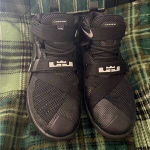 Nike LeBron Black Mesh High-Tops